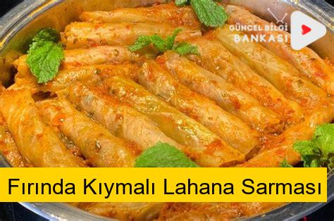 Fırında Kıymalı Lahana Sarması Tarifi (Çok Lezzetli)