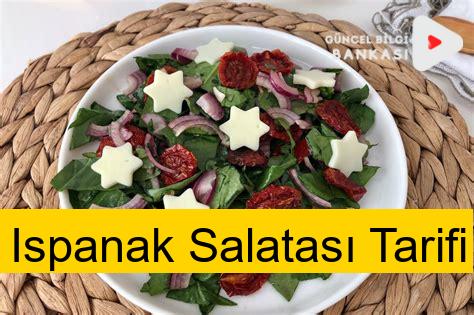 Ispanak Salatası Tarifi (Pratik)