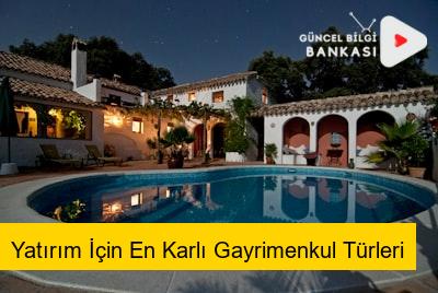 Yatırım İçin En Karlı Gayrimenkul Türleri